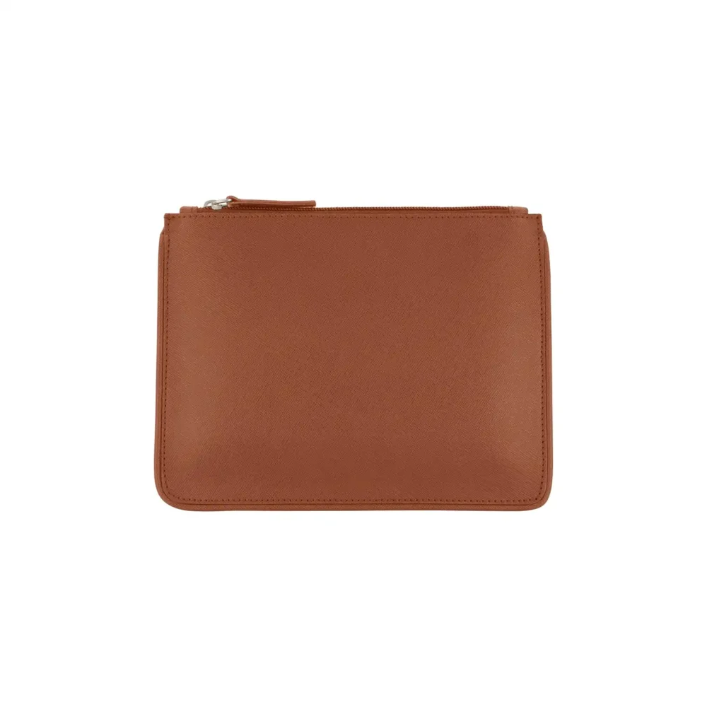 Clutch Piatta - Marrone medio