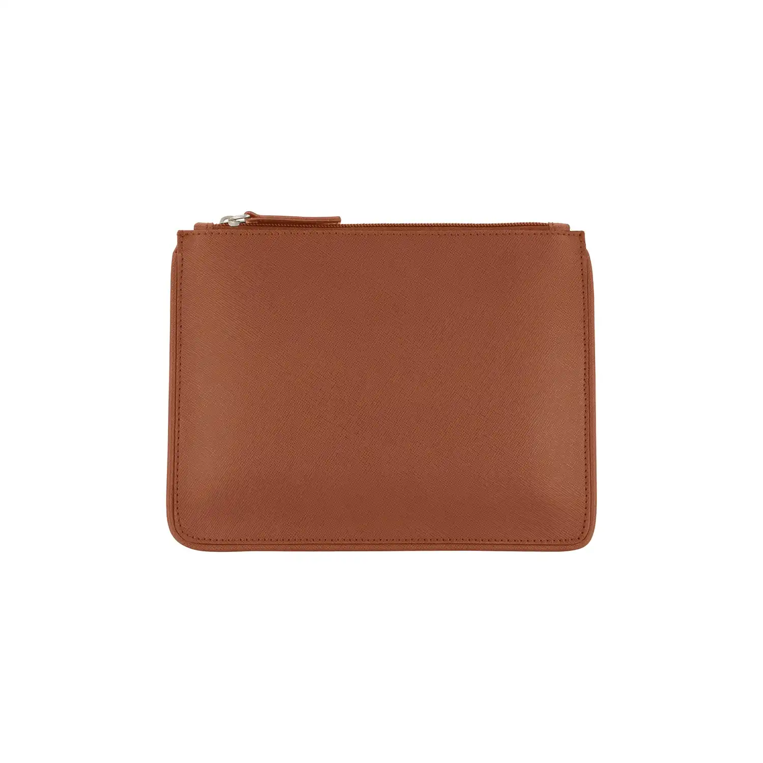 P132PS28600_1 Clutch Piatta - Marrone medio
