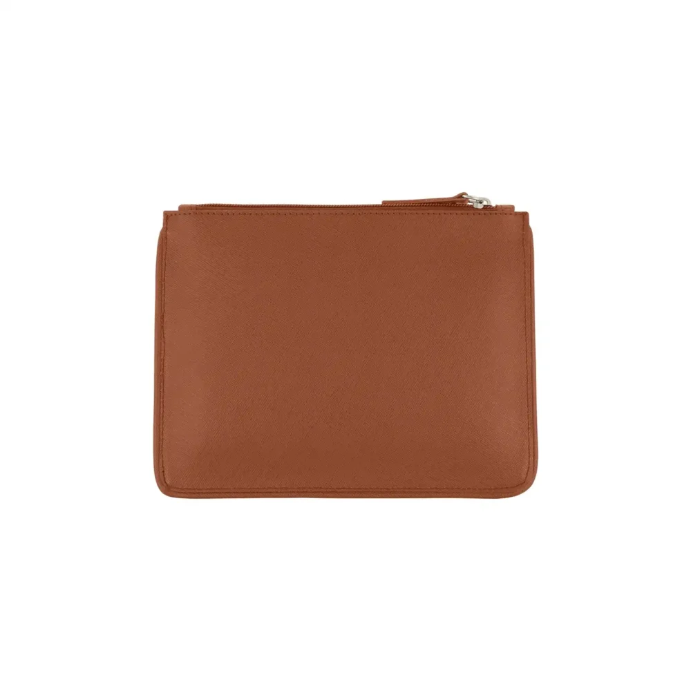 Clutch Piatta - Marrone medio