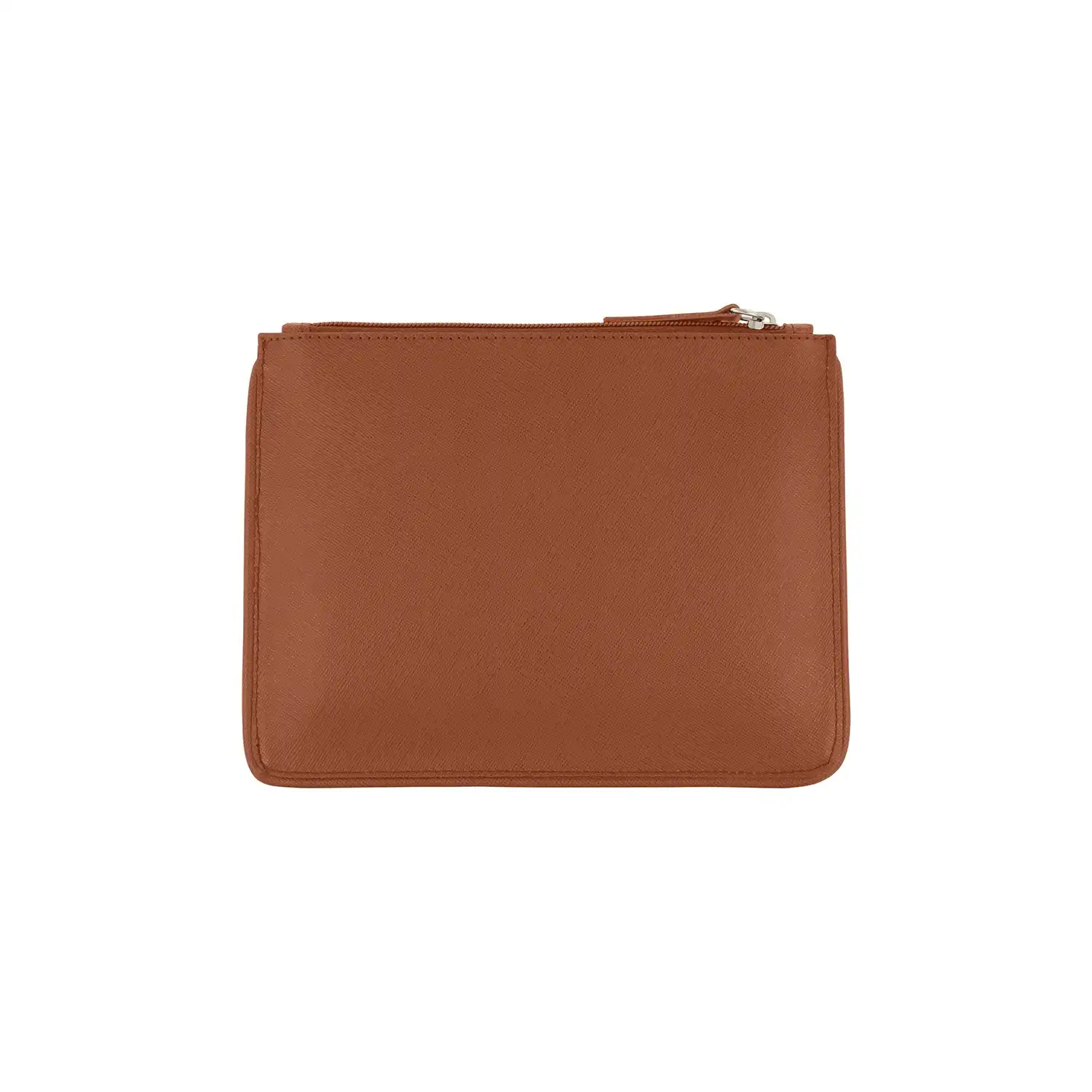 P132PS28600_2 Clutch Piatta - Marrone medio