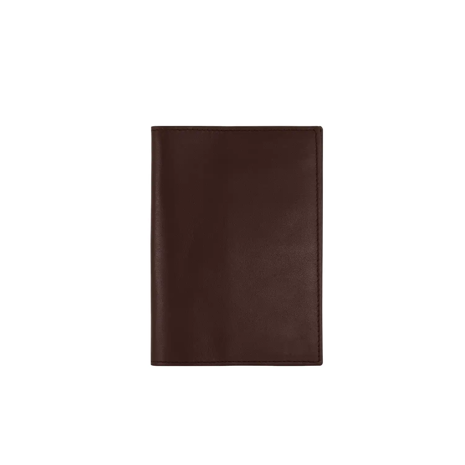 P143PL38000_1 Porta passaporto Linear - Marrone scuro