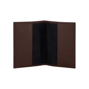 Porta passaporto Linear - Marrone scuro
