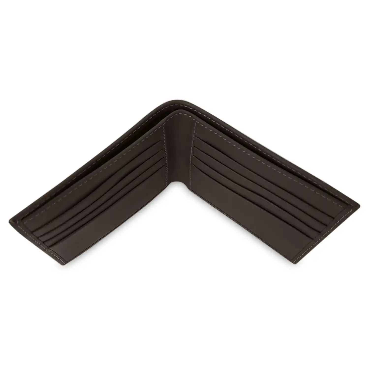 P146PL38000_5 Portafoglio uomo orizzontale Nadir - Marrone scuro