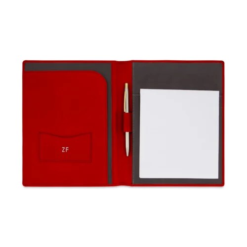 Folder Portablocco A5 in pelle Siena