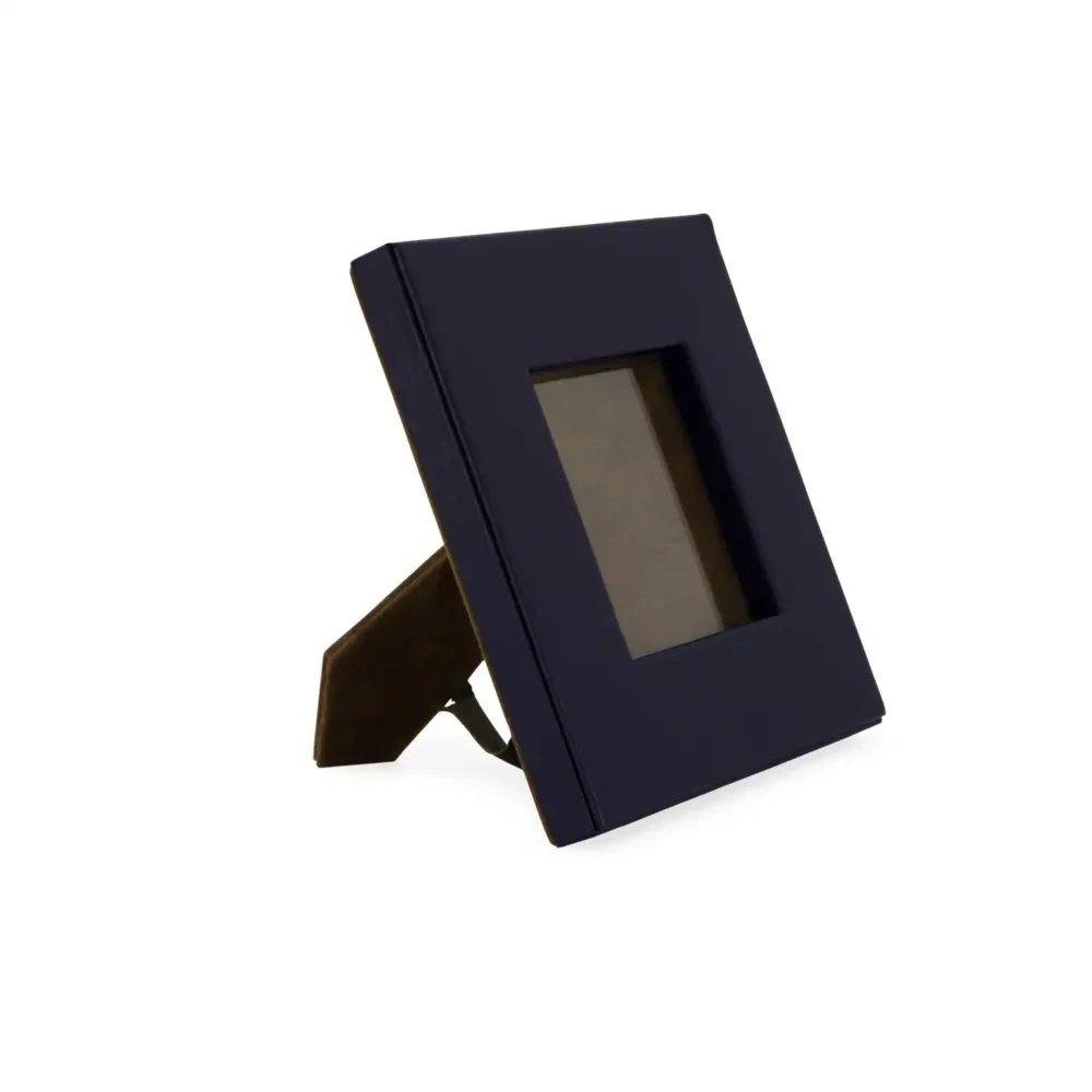 Cornice Piccola quadrata Elisa - Blu