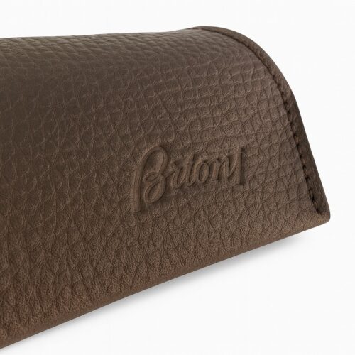 Portaocchiali in pelle