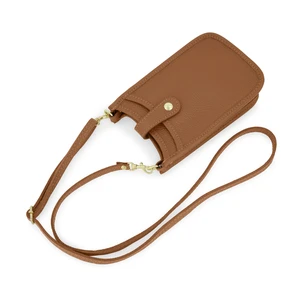 Tracollina porta smart phone Alida - Marrone medio